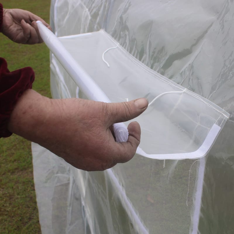 Tunnelväxthus 9m² | Stålram med PE-plastöverdrag - Trädgård & spabad - Trädgårdsskötsel - Växthus