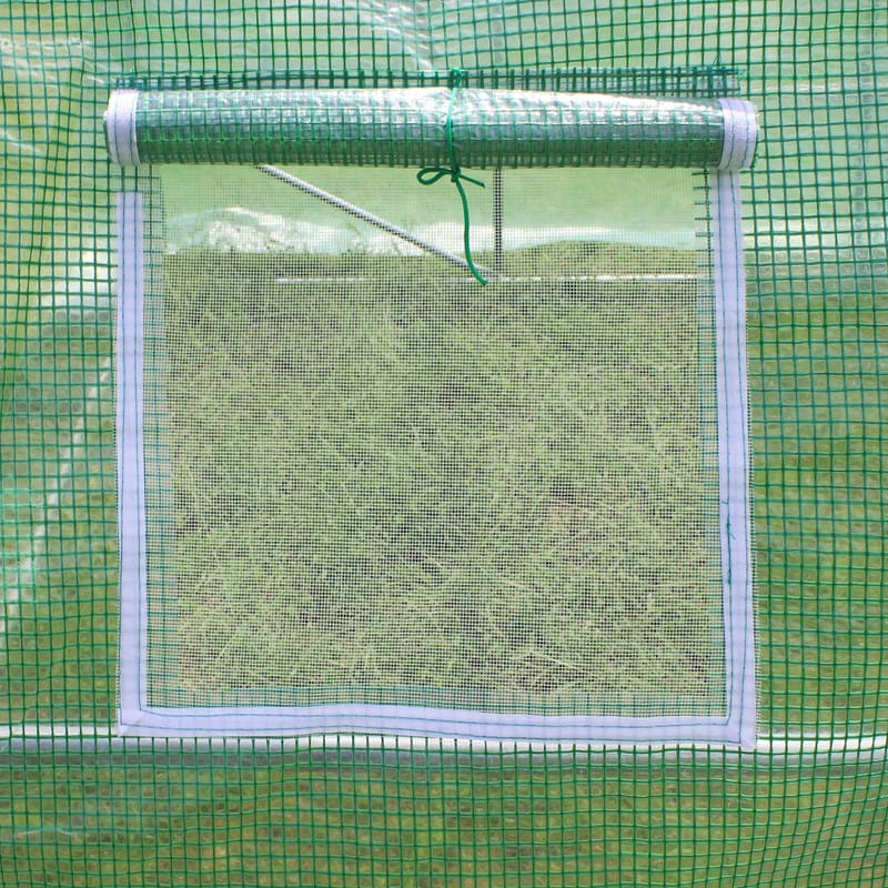 Tunnelväxthus 9m² | Stålram med PE-plastöverdrag - Trädgård & spabad - Trädgårdsskötsel - Växthus