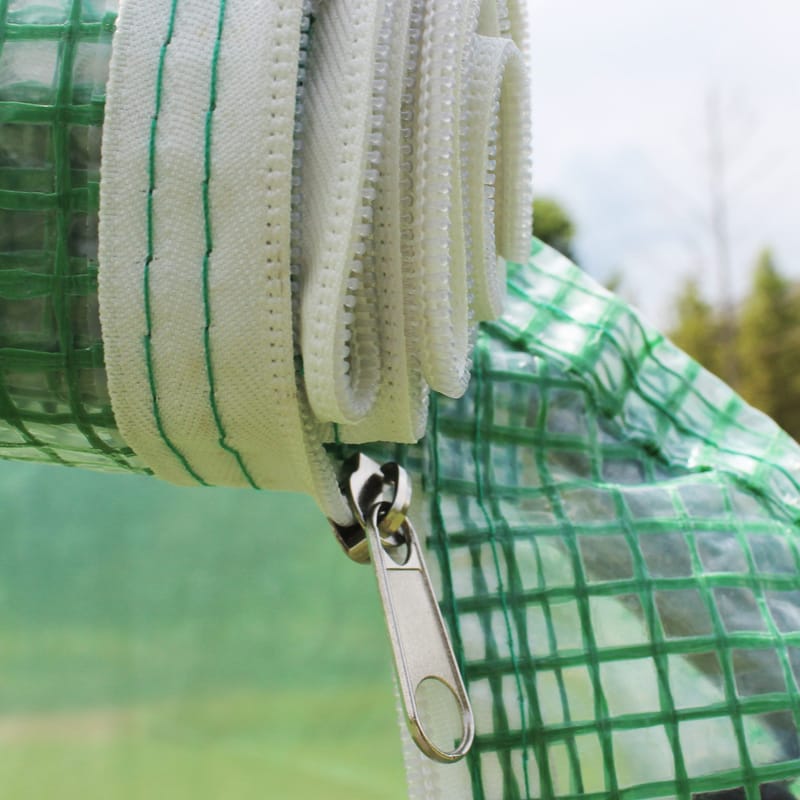 Tunnelväxthus 9m² | Stålram med PE-plastöverdrag - Trädgård & spabad - Trädgårdsskötsel - Växthus