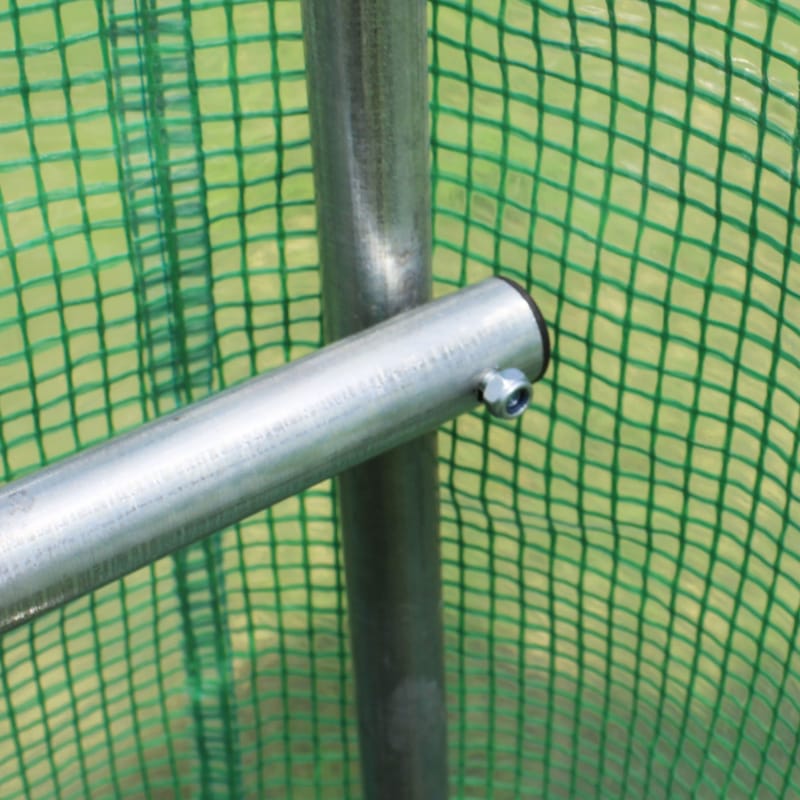 Tunnelväxthus 9m² | Stålram med PE-plastöverdrag - Trädgård & spabad - Trädgårdsskötsel - Växthus