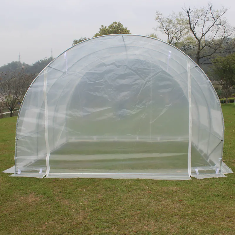 Tunnelväxthus 9m² | Stålram med PE-plastöverdrag - Trädgård & spabad - Trädgårdsskötsel - Växthus