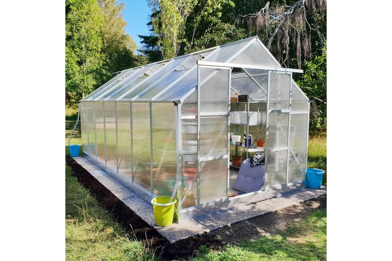 Växthus 12,4m² | Extra hög odlingshöjd - Växthus - Fristående växthus