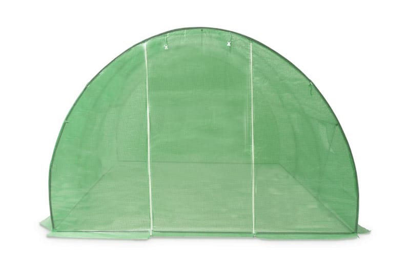 Växthus 13,5m² 450x300x200 cm - Grön - Trädgård & spabad - Trädgårdsskötsel - Växthus