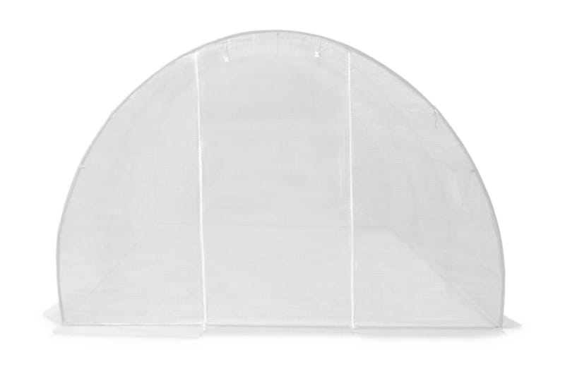 Växthus 13,5m² 450x300x200 cm - Vit - Trädgård & spabad - Trädgårdsskötsel - Växthus