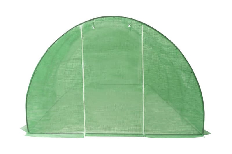 Växthus 18m² 600x300x200 cm - Grön - Trädgård & spabad - Trädgårdsskötsel - Växthus
