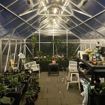 Växthus 18m² | Utökad odlingshöjd | Premium | 6mm kanalplast - Trädgård & spabad - Trädgårdsskötsel - Växthus