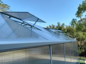 Växthus 18m² Premium | Extra hög takhöjd | 6mm kanalplast - Trädgård & spabad - Trädgårdsskötsel - Växthus