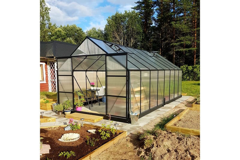 Växthus 18m² Premium | Extra hög odlingshöjd - Växthus - Fristående växthus