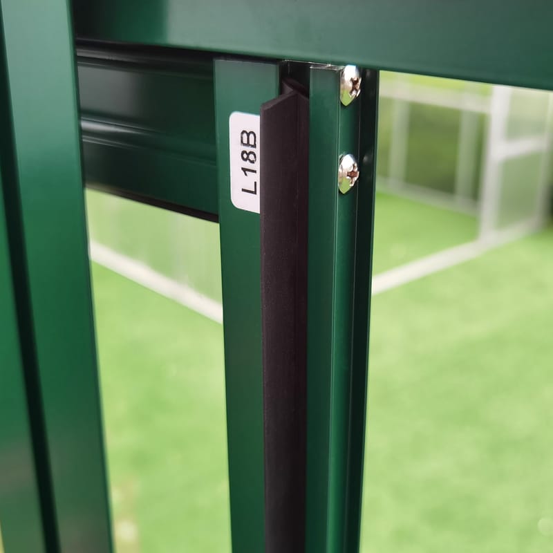 Växthus 3,3m² | 4mm säkerhetsglas | 5 års stormgaranti | Grön - Trädgård & spabad - Trädgårdsskötsel - Växthus