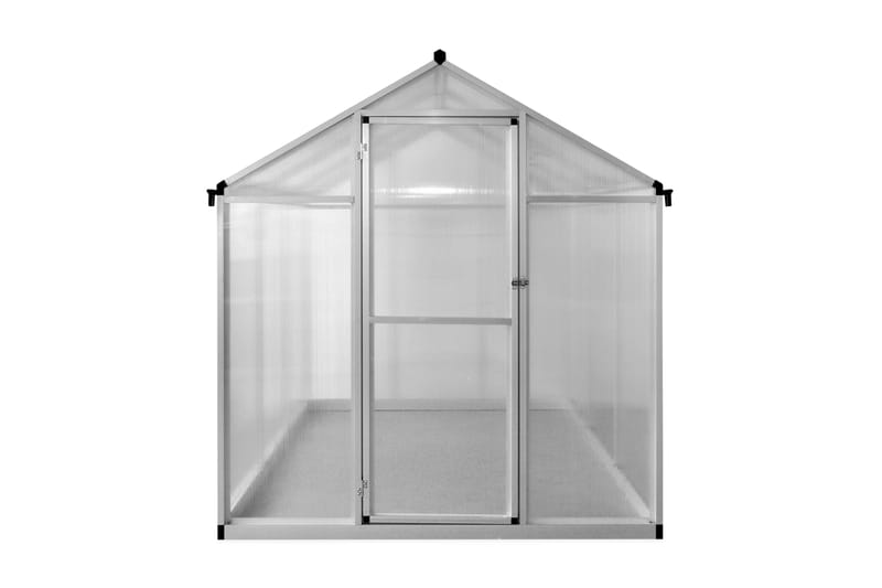Växthus 3,46 m² förstärkt aluminium - Transparent - Trädgård & spabad - Trädgårdsskötsel - Växthus