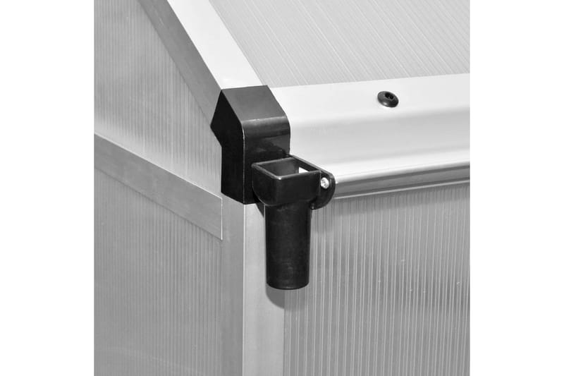 Växthus 3,46 m² förstärkt aluminium - Transparent - Trädgård & spabad - Trädgårdsskötsel - Växthus