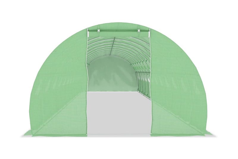 Växthus 54 m² 18x3x2 m - Grön - Trädgård & spabad - Trädgårdsskötsel - Växthus