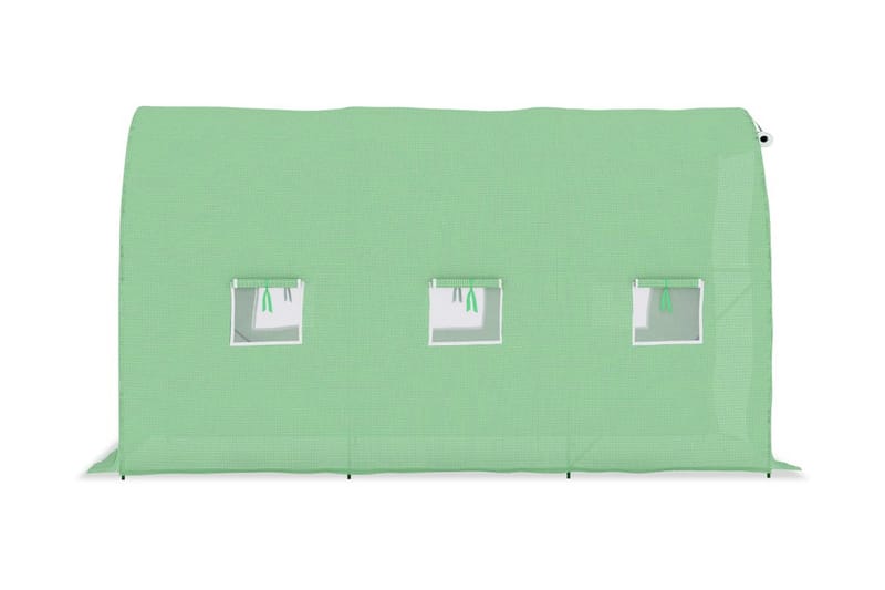 Växthus 6,86 m² 3,43x2x2 m - Grön - Trädgård & spabad - Trädgårdsskötsel - Växthus