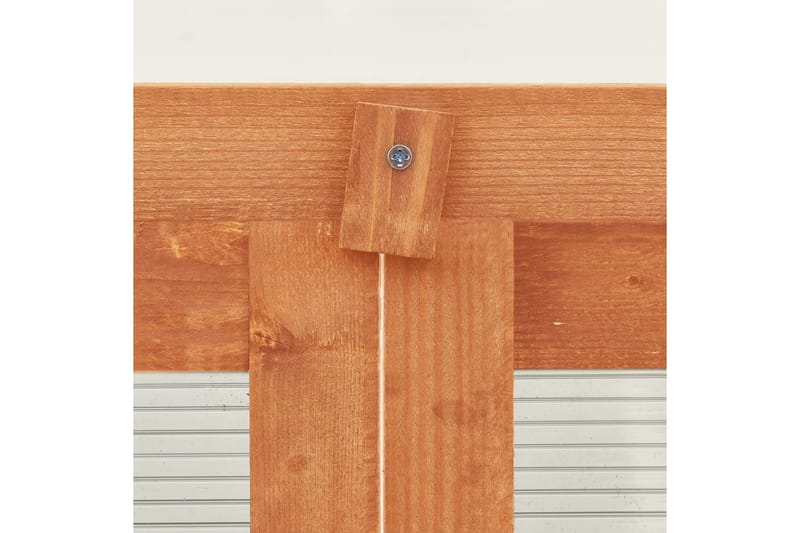 Växthus 60x45x100 cm granträ - Brun - Trädgård & spabad - Trädgårdsskötsel - Växthus