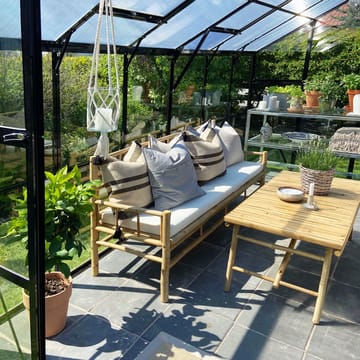 Växthus 9,6 m² | 4mm säkerhetsglas | 5 års stormgaranti | Svart - Trädgård & spabad - Trädgårdsskötsel - Växthus