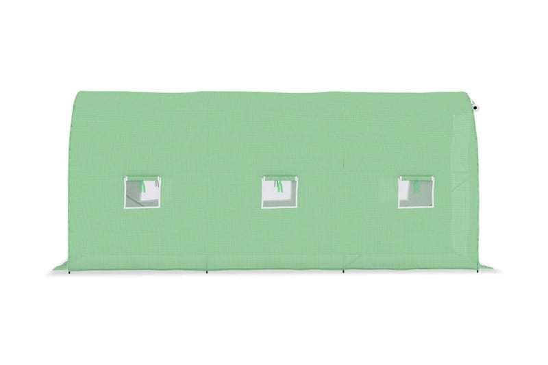 Växthus 9 m² 4,5x2x2 m - Grön - Trädgård & spabad - Trädgårdsskötsel - Växthus