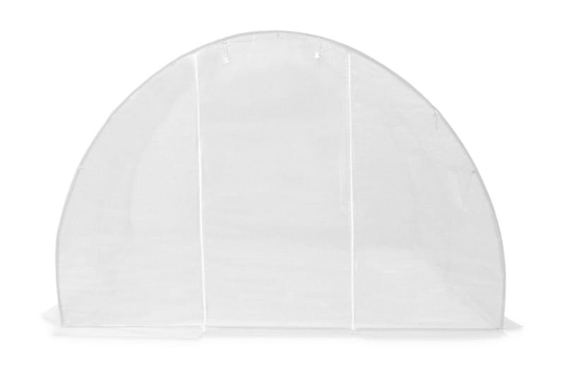 Växthus 9m² 300x300x200 cm - Vit - Trädgård & spabad - Trädgårdsskötsel - Växthus