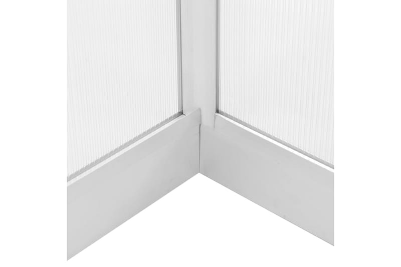 Växthus aluminium 302x190x195 cm 11,19 m³ - Transparent - Trädgård & spabad - Trädgårdsskötsel - Växthus