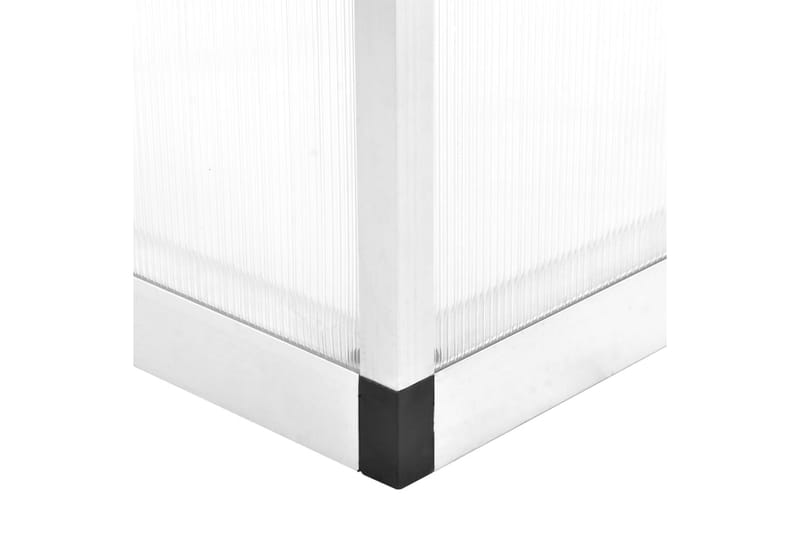 Växthus aluminium 302x190x195 cm 11,19 m³ - Transparent - Trädgård & spabad - Trädgårdsskötsel - Växthus