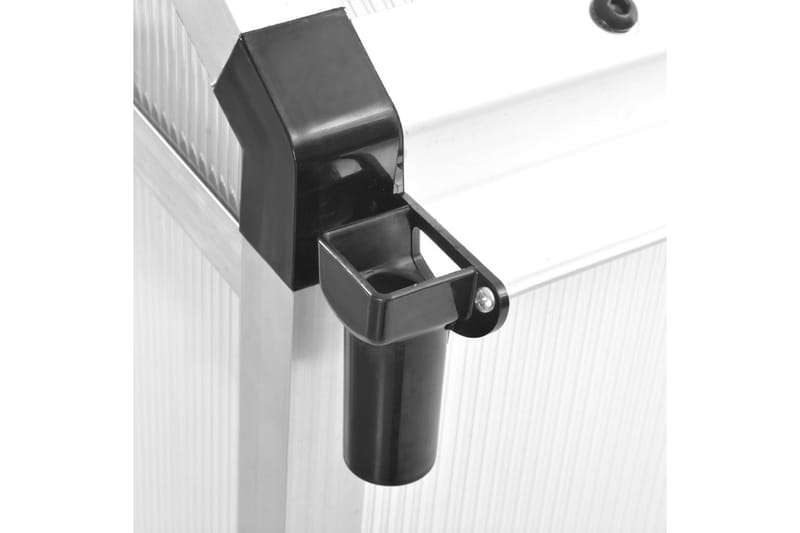 Växthus aluminium 362x190x195 cm 13,41 m³ - Transparent - Trädgård & spabad - Trädgårdsskötsel - Växthus