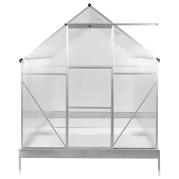 Växthus För Trädgård Apulia Silver 315 cm - Silver/Transparent - Trädgård & spabad - Trädgårdsskötsel - Växthus