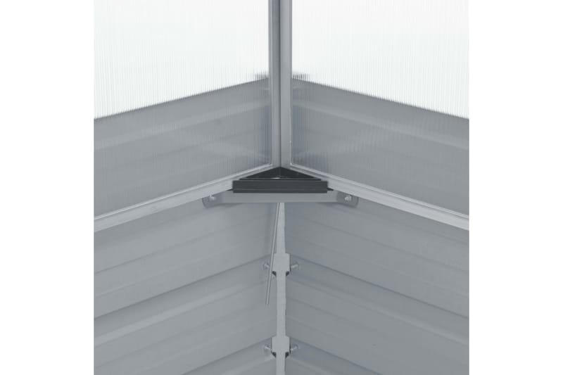 Växthus grön 100x100x77 cm galvaniserat stål - Grön - Trädgård & spabad - Trädgårdsskötsel - Växthus