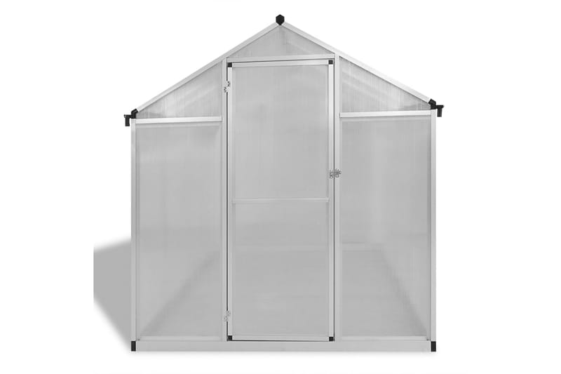 Växthus i förstärkt aluminium med basram 4,6 m² - Transparent - Trädgård & spabad - Trädgårdsskötsel - Växthus