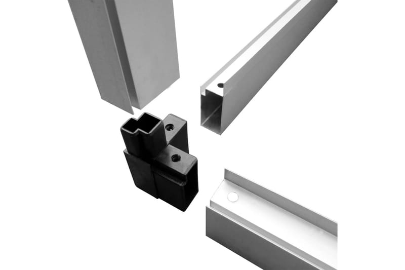 Växthus i förstärkt aluminium med basram 6,05 m² - Transparent - Trädgård & spabad - Trädgårdsskötsel - Växthus