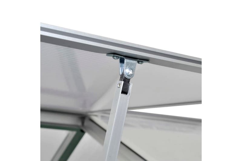 Växthus i förstärkt aluminium med basram 6,05 m² - Transparent - Trädgård & spabad - Trädgårdsskötsel - Växthus