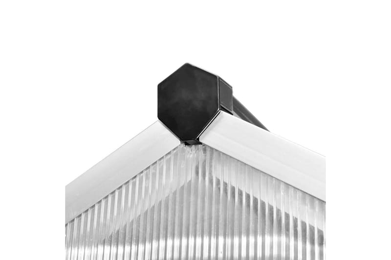 Växthus i förstärkt aluminium med basram 6,05 m² - Transparent - Trädgård & spabad - Trädgårdsskötsel - Växthus