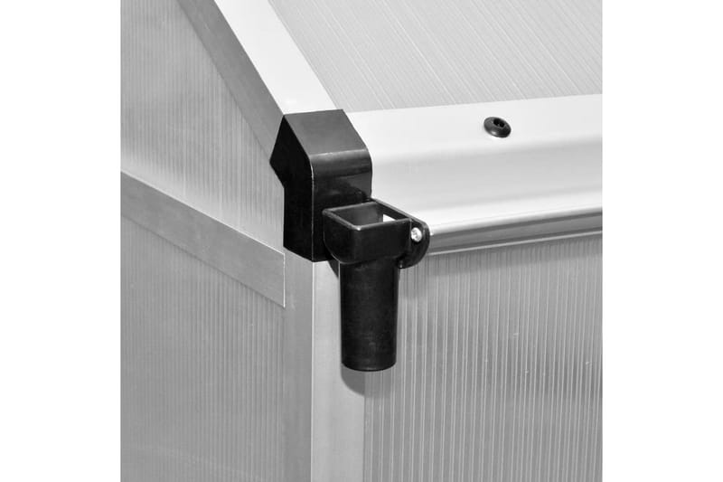 Växthus i förstärkt aluminium med basram 6,05 m² - Transparent - Trädgård & spabad - Trädgårdsskötsel - Växthus