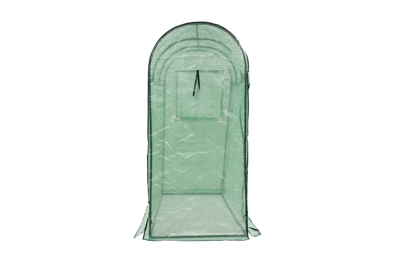 Växthus med blixtlåsförsedd dörr 200x80x170 cm - Grön - Trädgård & spabad - Trädgårdsskötsel - Växthus
