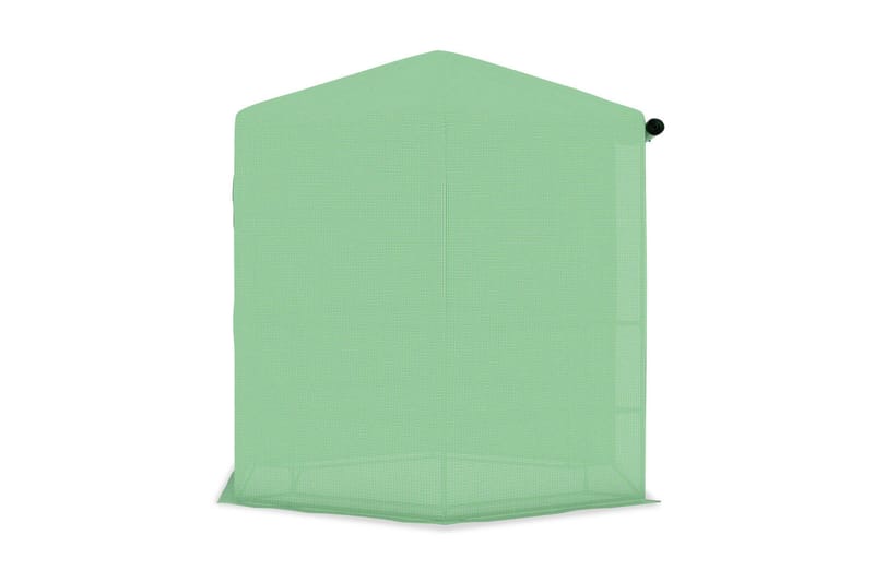 Växthus med hyllor stål 227x223 cm - Grön - Trädgård & spabad - Trädgårdsskötsel - Växthus