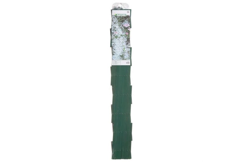 Nature Trädgårdsspaljé 100x200 cm PVC grön 6040704 - Grön - Växthustillbehör - Spalje