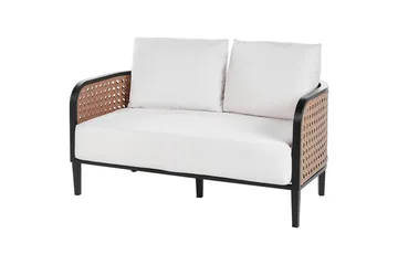 2-sitssoffa med fåtöljer Montefalco - Utemöbler - Loungemöbler - Soffgrupp utomhus