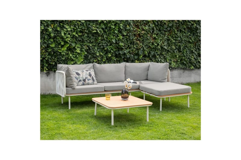 3-sits soffa med ottoman Senise - Trädgård & spabad - Utemiljö - Altan & terrass - Altanmöbler