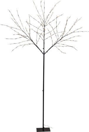 Albero Dekorationsträd belysning 250 cm - svart med vita ljuspunkter - Trädgård & spabad - Utemiljö - Altan & terrass - Altanbelysning
