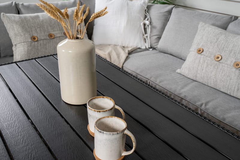 Bentwood Loungegrupp Utomhus 5-sits - Svart/Grå - Trädgård & spabad - Utemiljö - Altan & terrass - Altanmöbler