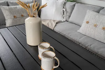 Bentwood Loungegrupp Utomhus 5-sits - Svart/Grå - Utemöbler - Loungemöbler - Soffgrupp utomhus