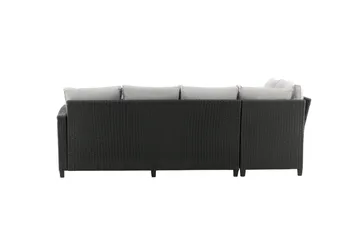 Bentwood Loungegrupp Utomhus 5-sits - Svart/Grå - Utemöbler - Loungemöbler - Soffgrupp utomhus