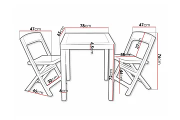 Corpach Soffgrupp Anthracite - Utemöbler - Loungemöbler - Soffgrupp utomhus