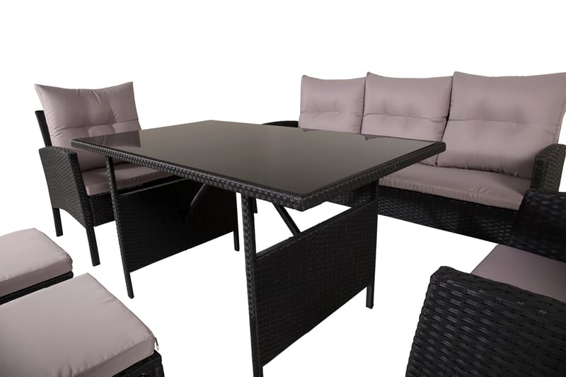 Knock Loungegrupp Utomhus - Svart - Trädgård & spabad - Utemiljö - Altan & terrass - Altanmöbler