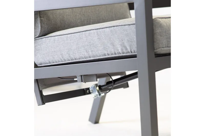 Möbelset Casper Utebord Utesoffa Och 2 Utestolar Mörkgrå - Trädgård & spabad - Utemiljö - Altan & terrass - Altanmöbler