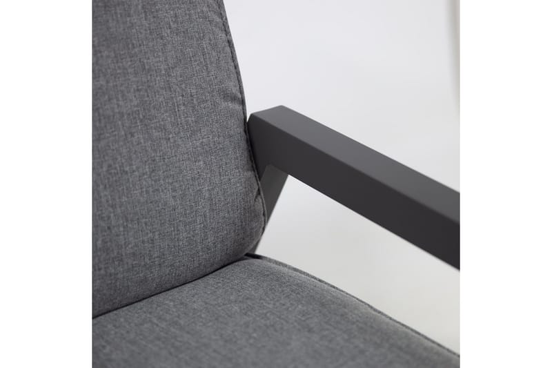 Möbelset Casper Utebord Utesoffa Och 2 Utestolar Mörkgrå - Trädgård & spabad - Utemiljö - Altan & terrass - Altanmöbler