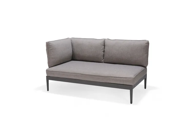 Panjin Loungegrupp Utomhus 4-sits Svart - Lifestyle Garden - Trädgård & spabad - Utemiljö - Altan & terrass - Altanmöbler