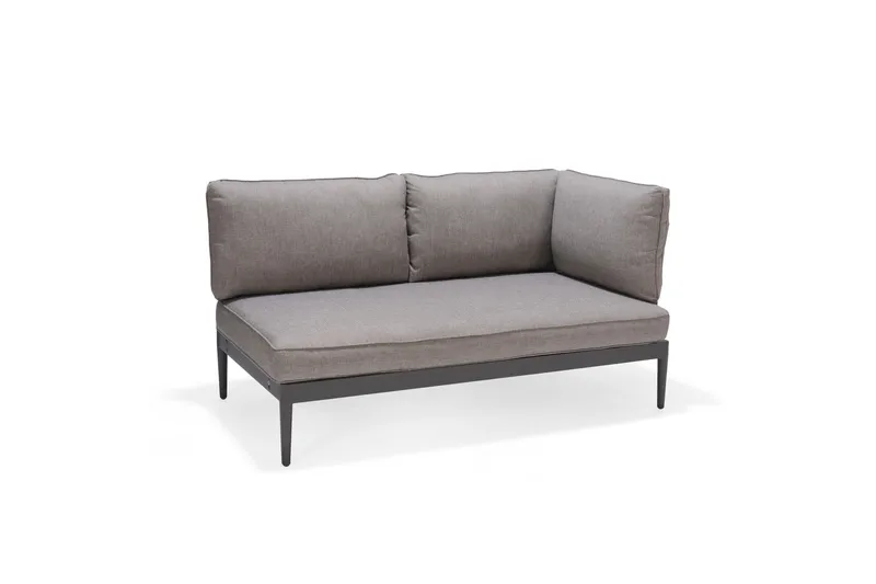 Panjin Loungegrupp Utomhus 4-sits Svart - Lifestyle Garden - Trädgård & spabad - Utemiljö - Altan & terrass - Altanmöbler