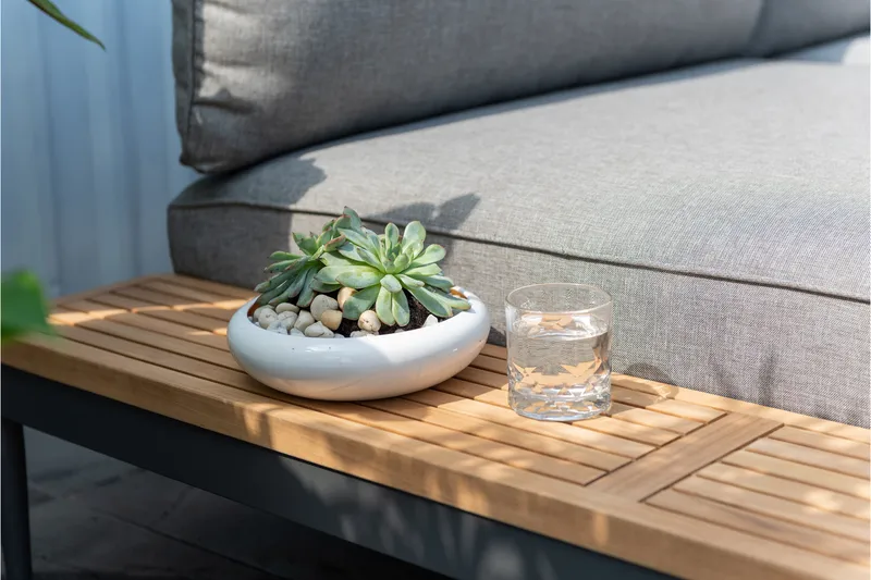 Panjin Loungegrupp Utomhus 4-sits Svart - Lifestyle Garden - Trädgård & spabad - Utemiljö - Altan & terrass - Altanmöbler