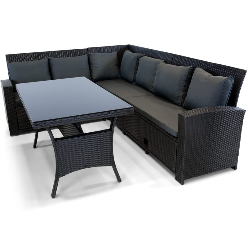 Soffgrupp utemöbler | Inbyggd förvaring | Lyfco Sannäs - Trädgård & spabad - Utemiljö - Altan & terrass - Altanmöbler