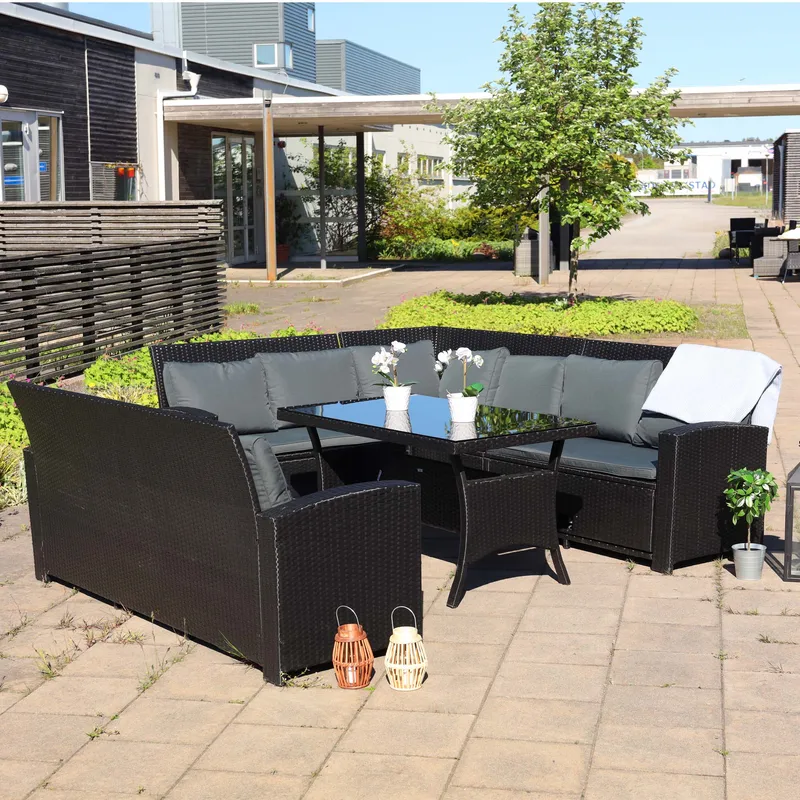 Soffgrupp utemöbler | Inbyggd förvaring | Lyfco Sannäs - Trädgård & spabad - Utemiljö - Altan & terrass - Altanmöbler