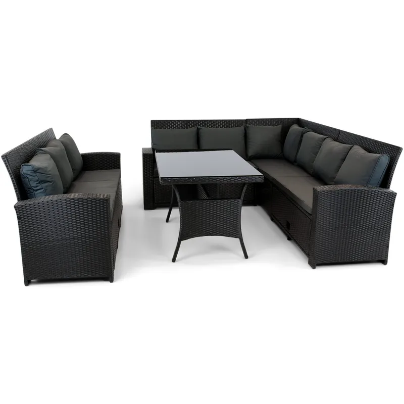 Soffgrupp utemöbler | Inbyggd förvaring | Lyfco Sannäs - Trädgård & spabad - Utemiljö - Altan & terrass - Altanmöbler